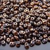 20g MATUBO™ Beads SuperDuo Tweedy Lt. Copper Op. Jet Black 45709JT beads mouse