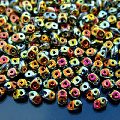 20g MATUBO™ Beads SuperDuo Jet Full Marea Opaque 28003JT beads mouse