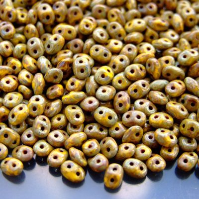 20g MATUBO™ Beads SuperDuo Picasso Yellow Opaque T83120 beads mouse