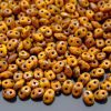 10g SuperDuo Beads Opaque Yellow Picasso Silver Michael's UK Jewellery