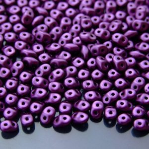 20g MATUBO™ Beads SuperDuo Purple Velvet Pearl Coat 25032AL beads mouse