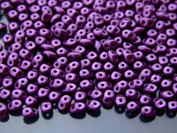 20g MATUBO™ Beads SuperDuo Purple Velvet Pearl Coat 25032AL beads mouse