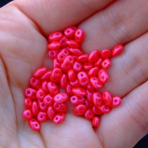 10g SuperDuo Beads Pearl Shine Tutti Frutti Watermelon Michael's UK Jewellery