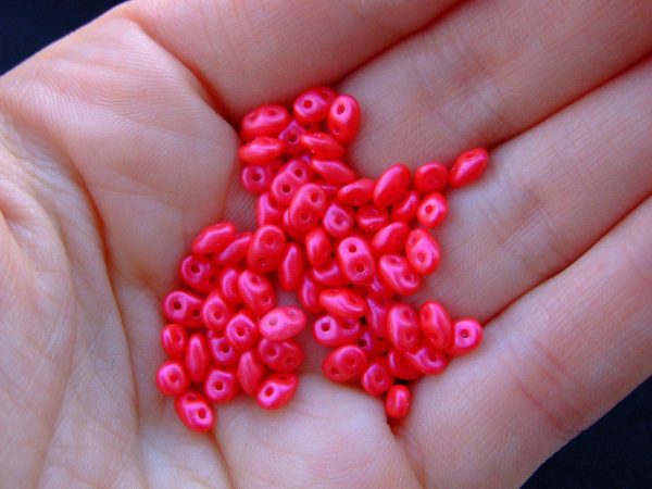 10g SuperDuo Beads Pearl Shine Tutti Frutti Watermelon Michael's UK Jewellery
