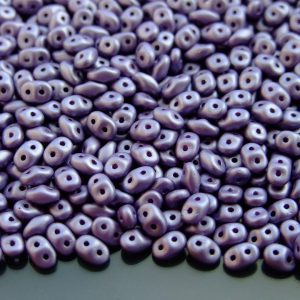 10g MATUBO™ Beads SuperDuo Powdery Lavender 29365AL beads mouse