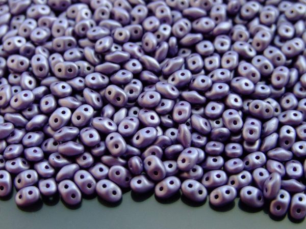 10g MATUBO™ Beads SuperDuo Powdery Lavender 29365AL beads mouse