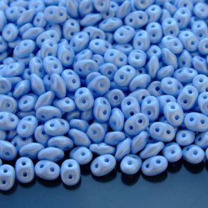 20g MATUBO™ Beads SuperDuo Powdery Pastel Blue 29310AL beads mouse