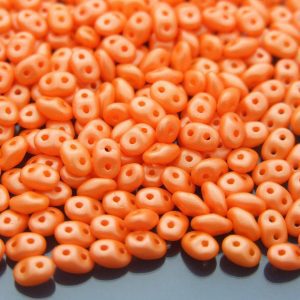 20g MATUBO™ Beads SuperDuo Powdery Pastel Dark Orange 29374AL beads mouse
