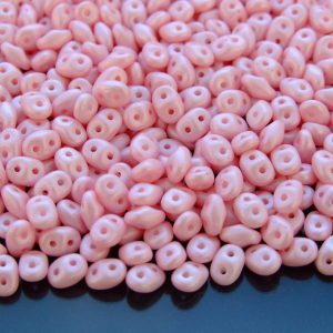 20g MATUBO™ Beads SuperDuo Powdery Pastel Pink 29305AL beads mouse