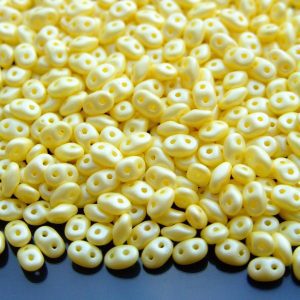 10g SuperDuo Beads Powdery Pastel Yellow Michael's UK Jewellery