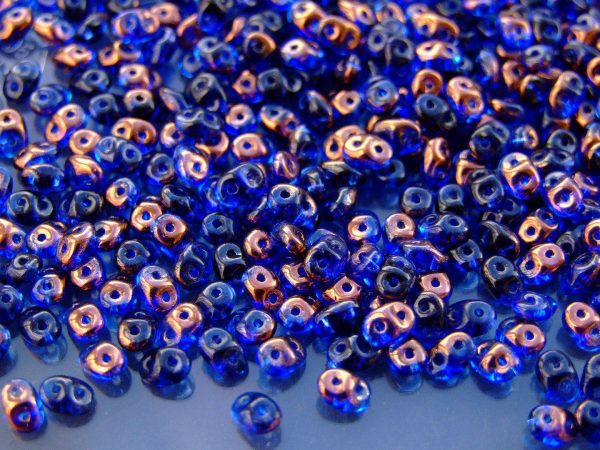 20g MATUBO™ Beads SuperDuo Half Bronze Sapphire Luster RR30060 beads mouse