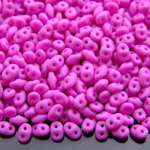 20g MATUBO™ Beads SuperDuo Silk Purple Matt 92606AL beads mouse