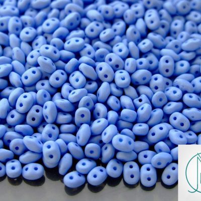 10g SuperDuo Beads Silk Matt Sky Blue Michael's UK Jewellery