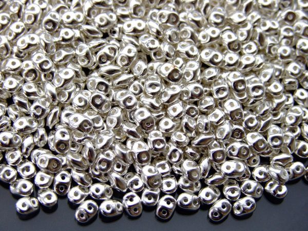 20g MATUBO™ Beads SuperDuo Silver Plated MAG02 beads mouse