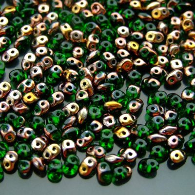 20g MATUBO™ Beads SuperDuo Chrysolite Capri Gold Tr. C50050 beads mouse