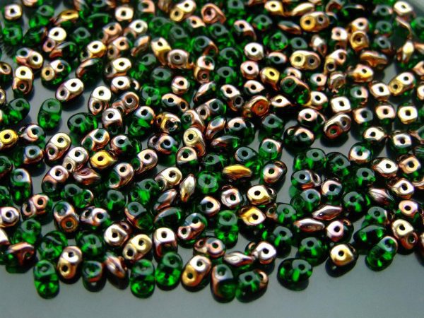 20g MATUBO™ Beads SuperDuo Chrysolite Capri Gold Tr. C50050 beads mouse