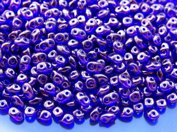 20g MATUBO™ Beads SuperDuo Vega Cobalt Transparent LE30090 beads mouse