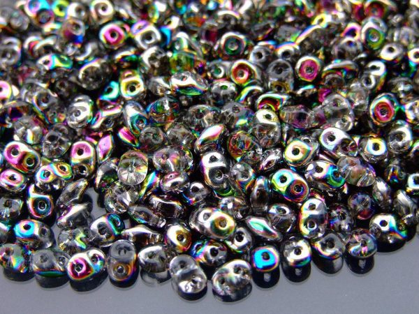 20g MATUBO™ Beads SuperDuo Crystal Vitrail Transparent beads mouse