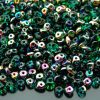 20g MATUBO™ Beads SuperDuo Emerald Vitrail Tr. beads mouse