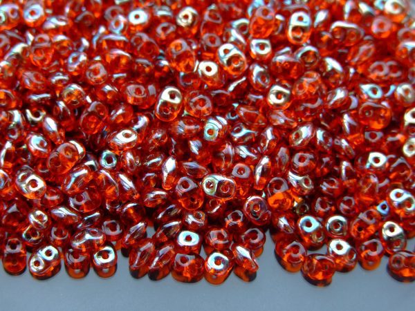 20g MATUBO™ Beads SuperDuo Celsian Hyacinth Orange Tr. Z90030 beads mouse