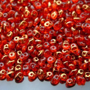 20g MATUBO™ Beads SuperDuo Half Bronze Luster Hyacinth Tr. RR90030 beads mouse