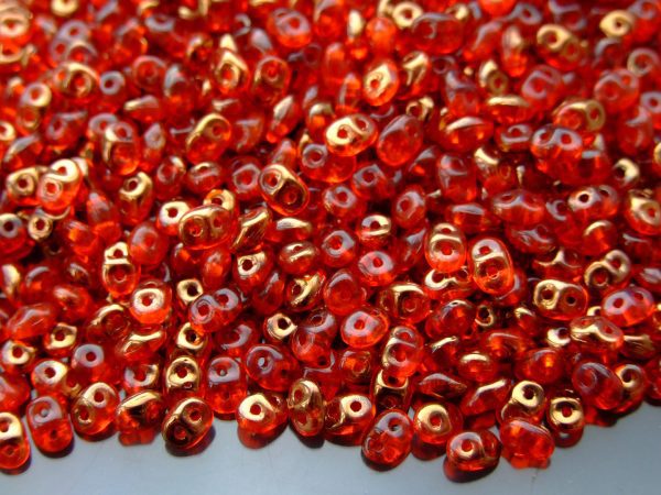 20g MATUBO™ Beads SuperDuo Half Bronze Luster Hyacinth Tr. RR90030 beads mouse