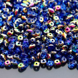 20g MATUBO™ Beads SuperDuo Sapphire Vitrail Tr. beads mouse