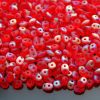20g MATUBO™ Beads SuperDuo AB Siam Matte Ruby Transparent beads mouse
