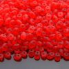 20g MATUBO™ Beads SuperDuo Siam Ruby Transparent Matte