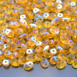 20g MATUBO™ Beads SuperDuo AB Topaz Matte Tr. beads mouse