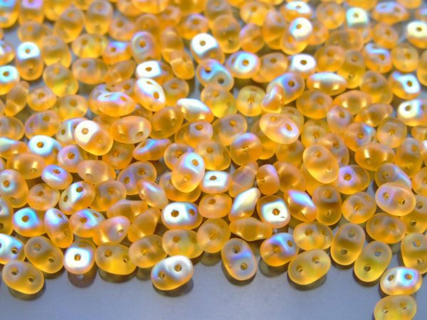 20g MATUBO™ Beads SuperDuo AB Topaz Matte Tr. beads mouse