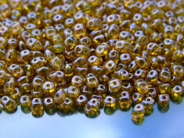 20g MATUBO™ Beads SuperDuo Vega Yellow Amber Transparent LE80020 beads mouse