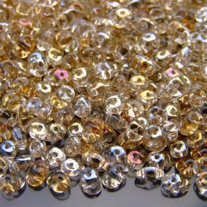 20g MATUBO™ Beads SuperDuo Crystal Twilight Transparent