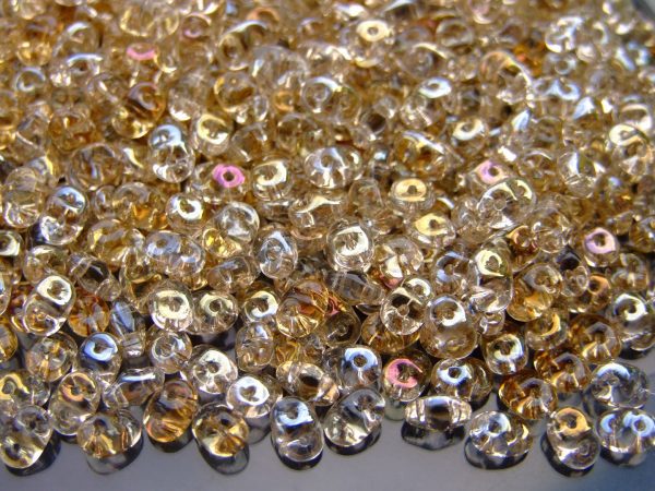 20g MATUBO™ Beads SuperDuo Crystal Twilight Transparent