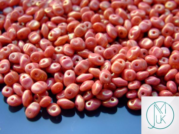 10g SuperUno Beads Chalk Red Luster Michael's UK Jewellery