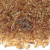 10g Toho Bugle Beads Y301F HYBRID Frosted Natural Picasso 3mm