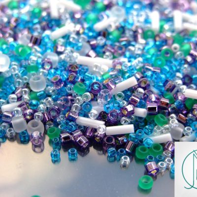 10g Toho Fuji (White-Green-Blue-Purple) Random Mix Michael's UK Jewellery