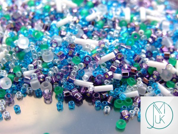 10g Toho Fuji (White-Green-Blue-Purple) Random Mix Michael's UK Jewellery