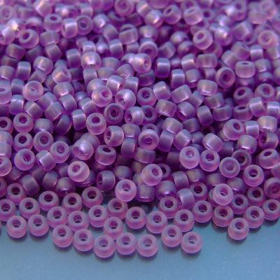10g Transparent Amethyst Matt MATUBO Seed Beads 8/0 3mm Michael's UK Jewellery
