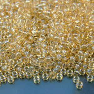 10g Transparent Champagne Luster MATUBO Seed Beads 8/0 3mm Michael's UK Jewellery
