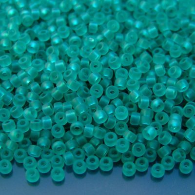 10g Transparent Emerald Matt MATUBO Seed Beads 8/0 3mm Michael's UK Jewellery