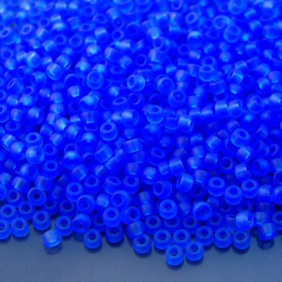 10g Transparent Sapphire Matt MATUBO Seed Beads 8/0 3mm Michael's UK Jewellery