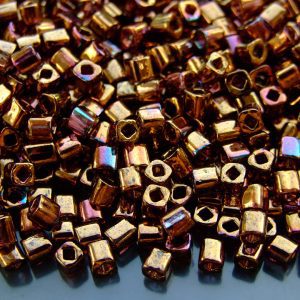 10g Y191 HYBRID Topaz Bronze Vega Toho Cube Seed Beads 4mm Michael's UK Jewellery