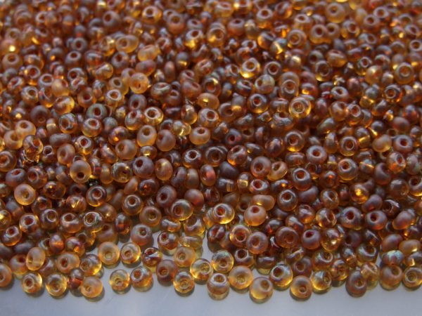 10g Y301F HYBRID Frosted Natural Picasso Toho 3mm Magatama Seed Beads Michael's UK Jewellery