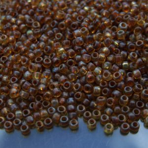 TOHO Seed Beads Y301F HYBRID Frosted Natural Picasso 8/0 beads mouse