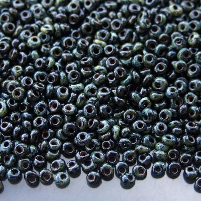 10g Y302 HYBRID Jet Picasso Toho 3mm Magatama Seed Beads Michael's UK Jewellery