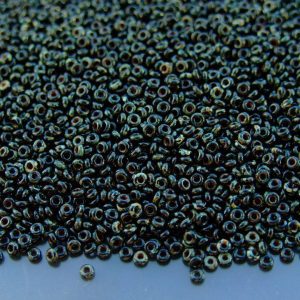 10g Y302F HYBRID Frosted Jet Picasso Toho Demi Round Seed Beads 11/0 2mm Michael's UK Jewellery