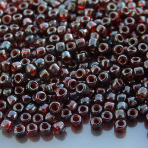 10g Y316 HYBRID Transparent Siam Ruby Picasso Toho Seed Beads Size 6/0 4mm Michael's UK Jewellery