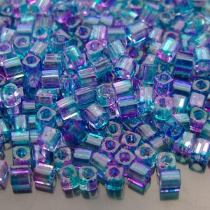10g Y423 HYBRID Pink Blue Toho Cube Seed Beads 4mm Michael's UK Jewellery