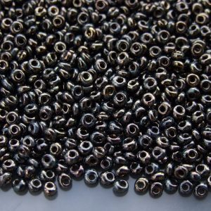 10g Y503 HYBRID Antiqued Metallic Black Toho 3mm Magatama Seed Beads Michael's UK Jewellery